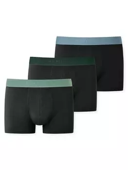 Боксеры Schiesser short 3er Pack, цвет schwarz/blau