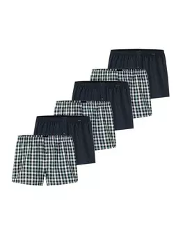 Боксеры Schiesser Web, цвет blau/grn