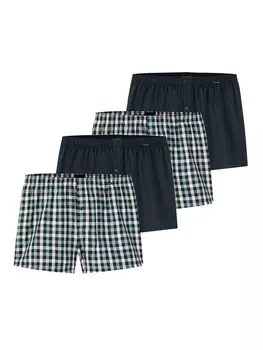 Боксеры Schiesser Web, цвет blau/grn