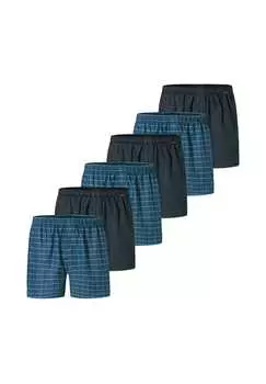 Боксеры шорты 6-pack web Schiesser, мультиколор