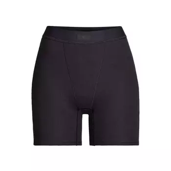 Боксеры SKIMS Cotton Rib, цвет Soot