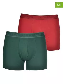 Боксеры US Polo Assn 2er Set, цвет rot/grn