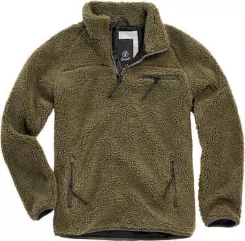 Пуловер Brandit Teddyfleece, оливковый