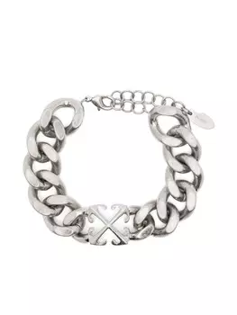 Браслет Arrow Chain Off-White, серебряный