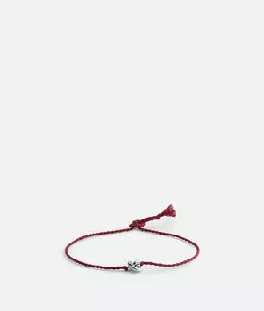 Браслет Bottega Veneta, бордовый