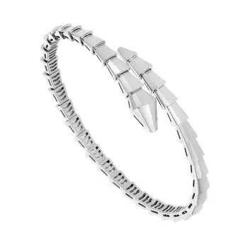 Браслет Bvlgari Serpenti Viper, белое золото