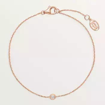 Браслет Cartier d'Amour, розовое золото/бриллиант
