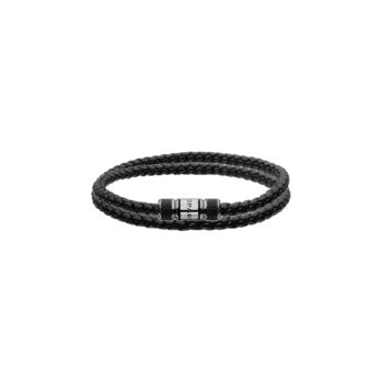 Браслет Chopard из черной кожи