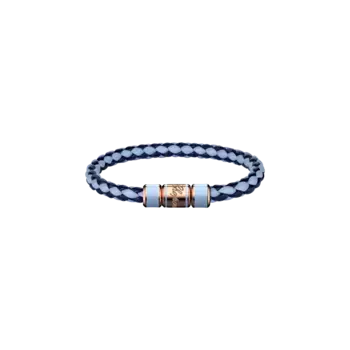 Браслет Chopard Signature Bracelet - Синяя кожа ягненка - металл цвета розового золота
