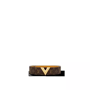 Браслет Essential V Louis Vuitton, коричневый