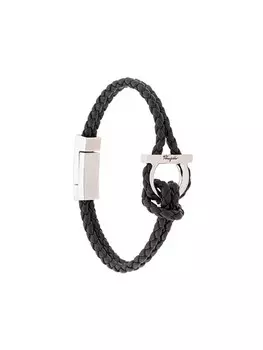 Браслет Gancini Ferragamo, черный