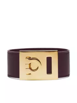 Браслет Gancini Ferragamo, коричневый