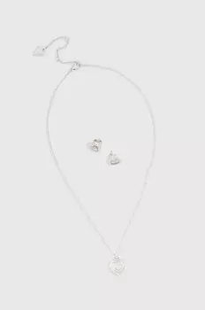 Браслет и серьги Guess, серебро