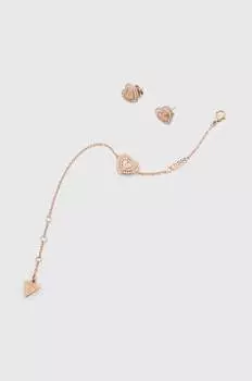 Браслет и серьги Guess, золото