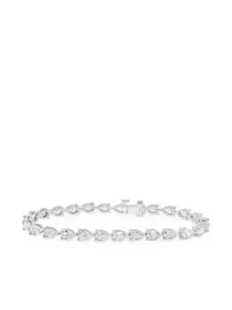Браслет из белого золота с бриллиантами Jewels Aficionado, серебяный