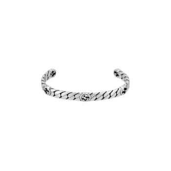 Браслет кафф Gucci Interlockung из серебра