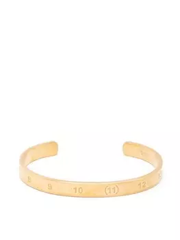 Браслет-кафф Numerical с гравировкой Maison Margiela, золотой