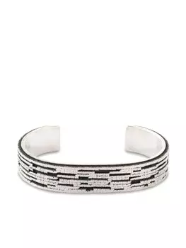 Браслет-кафф ROS-160 Mosais, серебряный