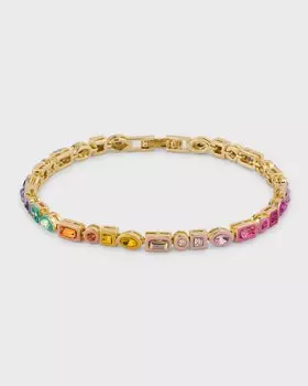 Браслет Кайден с кристаллами BaubleBar, цвет Rainbow