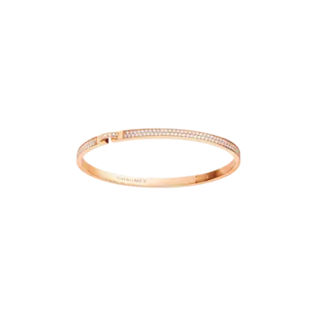Браслет liens vidence из розового золота с бриллиантами Chaumet