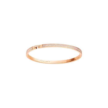 Браслет liens vidence из розового золота с бриллиантами Chaumet