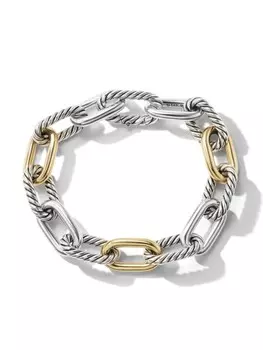 Браслет Madison из желтого золота и серебра David Yurman, золотой
