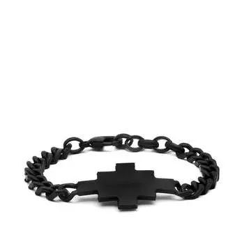 Браслет Marcelo Burlon Cross Bracelet, черный