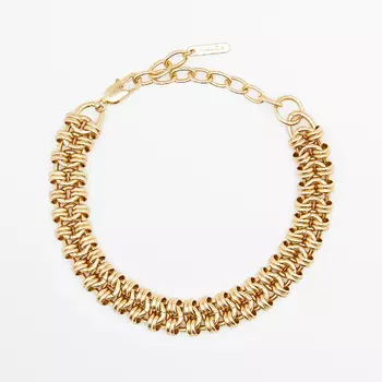 Браслет Massimo Dutti Chain Link, золотистый