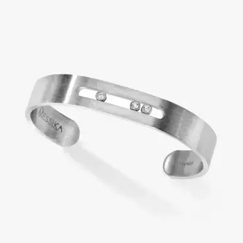 Браслет Messika Move Titanium, титан/бриллианты