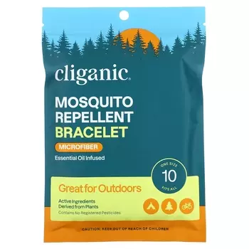 Браслет от комаров Cliganic, 10 браслетов