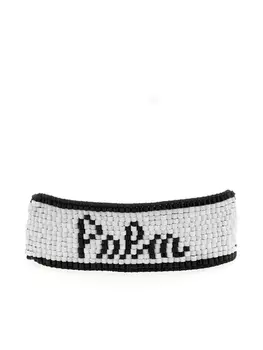 Браслет Palm Angels Palm Beads, белый