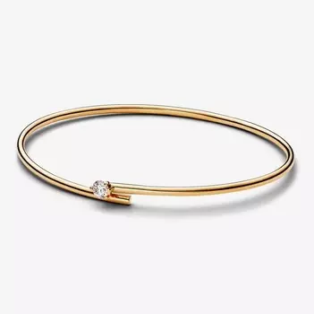 Браслет Pandora Nova Lab-grown Diamond Open, золото/бриллиант