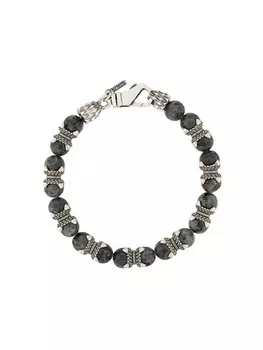 Браслет с бусинами Emanuele Bicocchi, серый