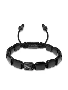 Браслет с бусинами и подвесками Nialaya Jewelry, черный