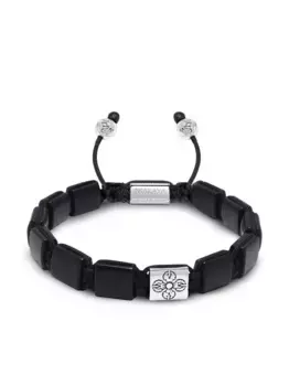 Браслет с бусинами и подвесками Nialaya Jewelry, черный