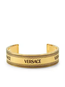 Браслет с логотипом Versace, золотой
