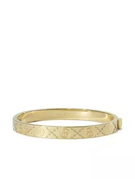 Браслет с монограммой T Tory Burch, золотой