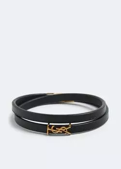 Браслет SAINT LAURENT Opyum bracelet, черный