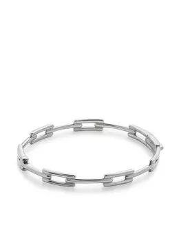 Браслет Signature Link Monica Vinader, серебряный