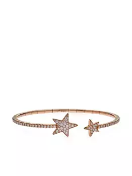 Браслет Star из розового золота с бриллиантами Jewels Aficionado, розовый