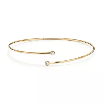 Браслет Tiffany & Co. Elsa Peretti Diamond Hoop Single-row, золото