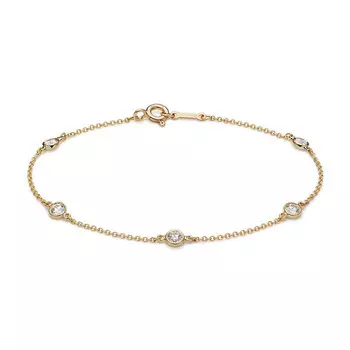 Браслет Tiffany & Co. Elsa Peretti Diamonds by the Yard, золото