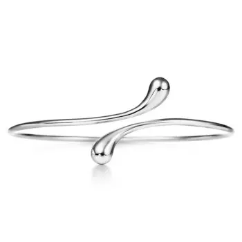 Браслет Tiffany & Co. Elsa Peretti Elongated Teardrop, серебро