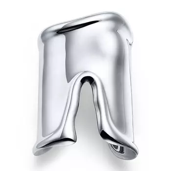 Браслет Tiffany & Co. Elsa Peretti Large Bone, серебро