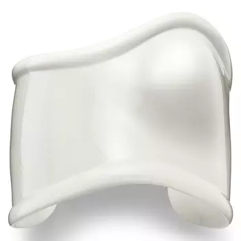 Браслет Tiffany & Co. Elsa Peretti Medium Bone, белая медь