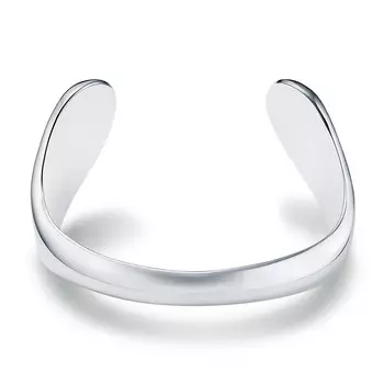 Браслет Tiffany & Co. Elsa Peretti Thumbprint, серебро