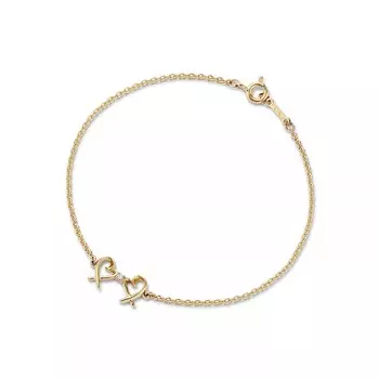 Браслет Tiffany & Co. Paloma Picasso Double Loving Heart, золото