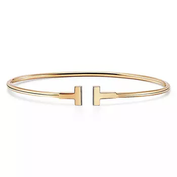 Браслет Tiffany & Co Tiffany T Narrow Wire, золото