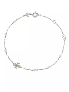 Браслет Tory Burch Kira, серебристый