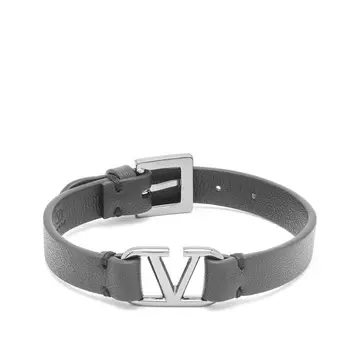 Браслет Valentino Signature, темно-серый